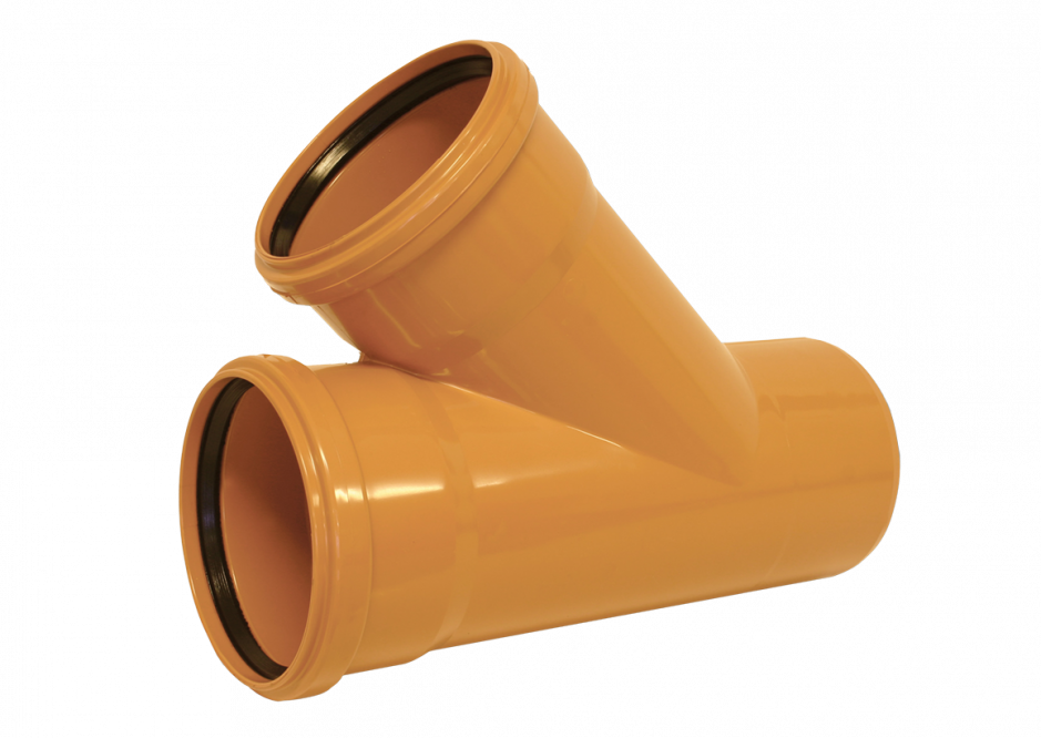 Trejgabals 45° (PVC)