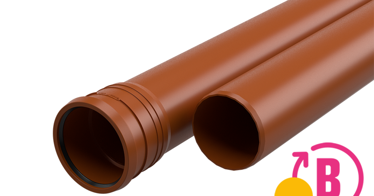 RIGID MONO PP Släta homogena avloppsrör, EN 1852-1 typ A