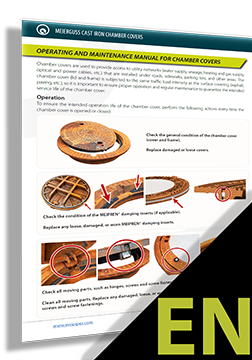 Meierguss operating and maintenance instructions for chamber covers ENG