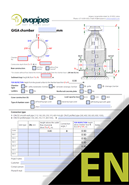 GIGA chamber order form