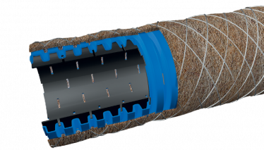 EVODRAIN FLEX with coir fibre filter