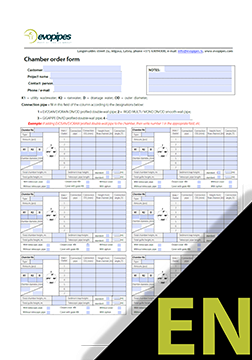 Chamber order form