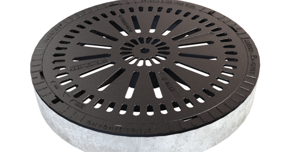 BUDATOP (reste) DN800/976, D400 Stacionāra tipa apaļš rāmis un reste