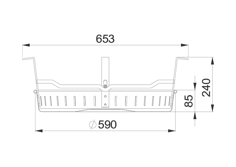 Skräpskopa DN590