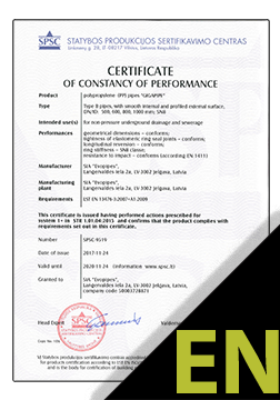 EVOAQUA & ULTRASTRESS Certificate ENG (SPSC)